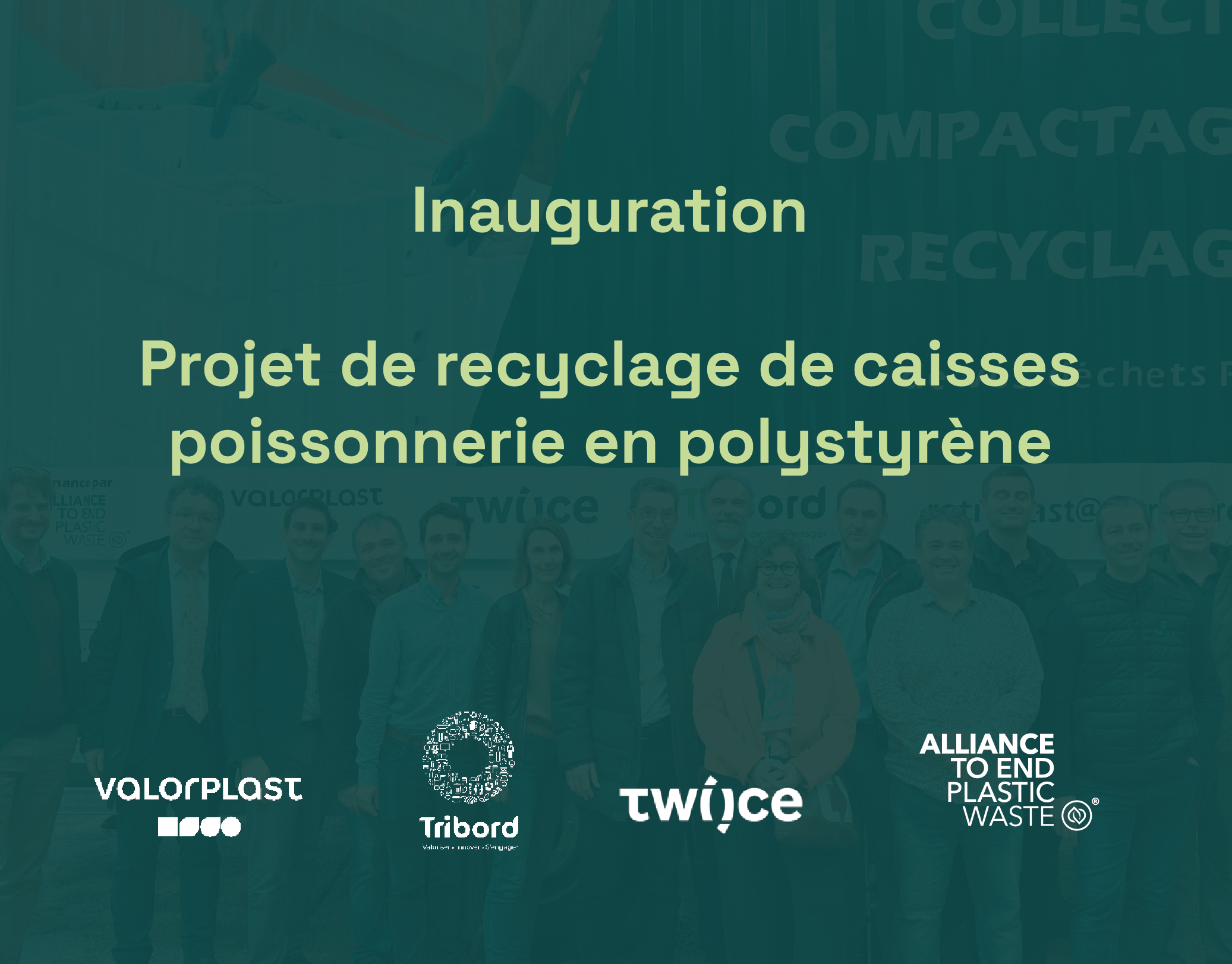 Twiicen Valorplast, Tribord et Alliance To End Plastic Waste ont inauguré le 14 novembre 2025 la premières presse mobile pour le PSE